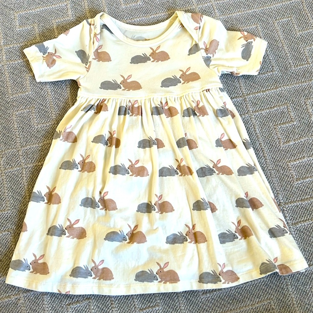 Pink Chicken Easter Bunny Dress